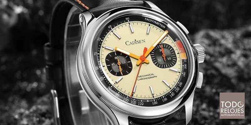 Cadisen C8212M: Homenaje al Breitling Top Time Deus con calibre Seagull ST1900 4 Cadisen C8212M Opinión